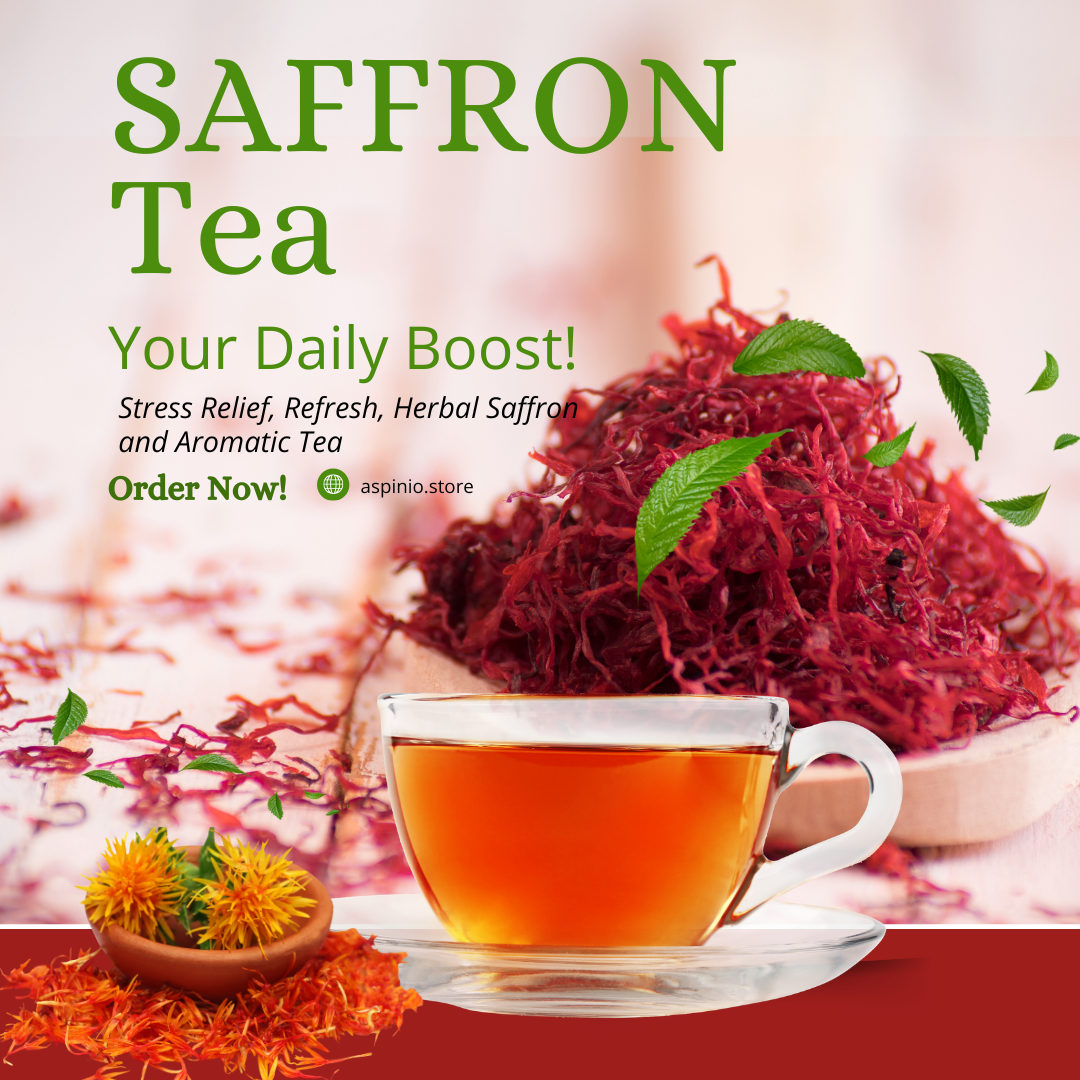 Premium Saffron Tea – 100% Natural Herbal Blend