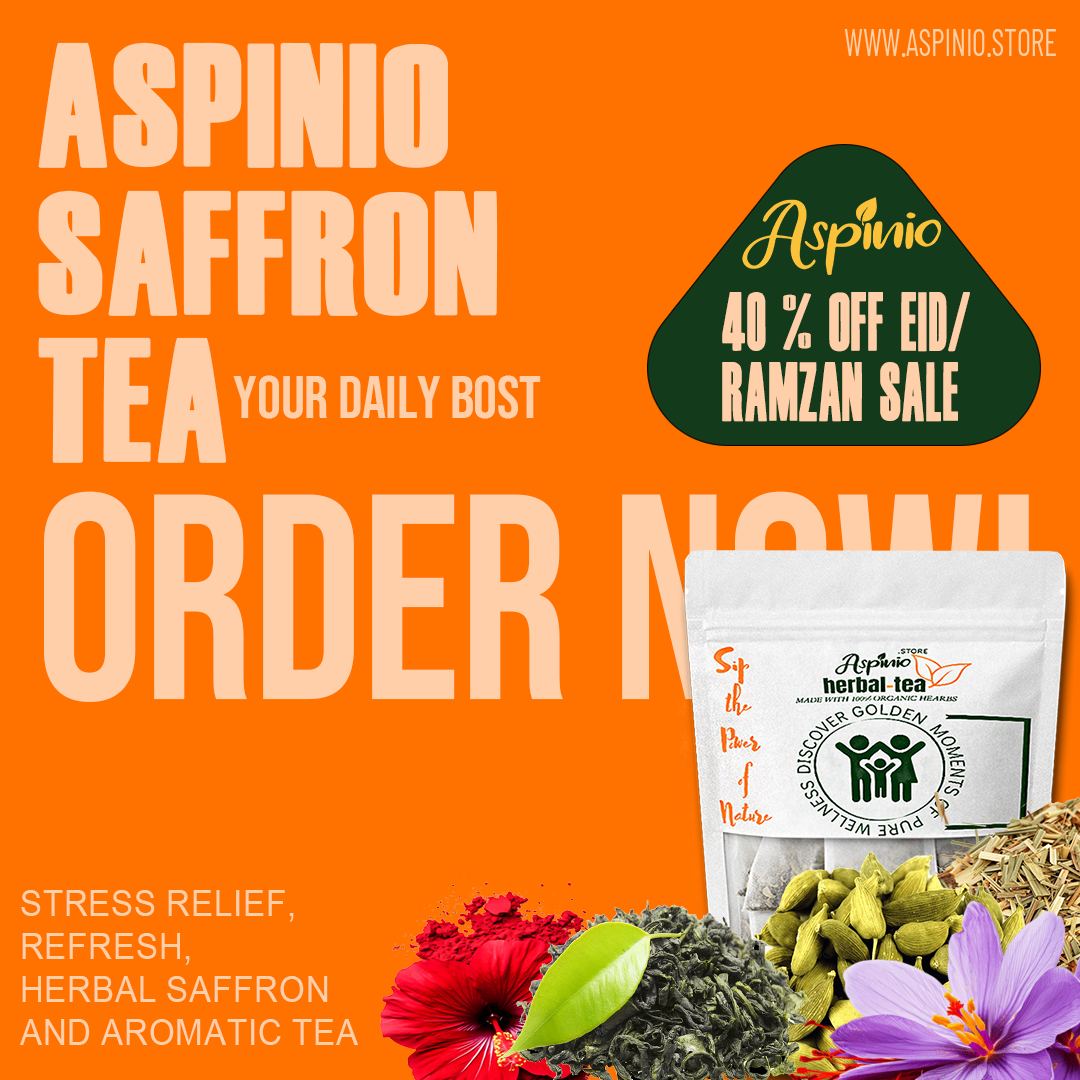 Premium Saffron Tea – 100% Natural Herbal Blend